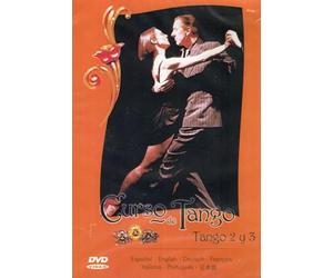 Curso de Tango en DVD, Niveles 2 y 3, Instrucción en 7 Idiomas, Clases de Baile Argentino
