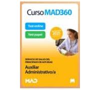 Curso MAD360 (30 días renovable) Auxiliar Administrativo/a + Libros Papel Servicio de Salud del Principado de Asturias (SESPA)