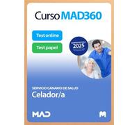 Curso MAD360 (30 días renovable) Celador/a Servicio Canario de Salud + Libros papel