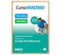 Curso MAD360 (30 días renovable) Escala Auxiliar de Enfermería + Libros Papel Generalitat Valenciana