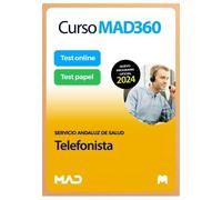 Curso MAD360 (30 días renovable) Oposiciones Telefonista + Libros Papel Servicio Andaluz de Salud (SAS)
