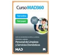 Curso MAD360 (30 días renovable) Personal de Limpieza y Servicios Domésticos (Personal Laboral) + Libros Junta de Comunidades Castilla-La Mancha