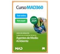 Curso MAD360 Agente de Medio Ambiente + Libros papel Junta de Andalucía