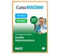 Curso MAD360 Auxiliar Administrativo/a + Libros Papel Ayuntamiento de Córdoba
