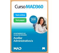 Curso MAD360 Auxiliar Administrativo Ayuntamiento de Alcalá de Henares + Libros Papel