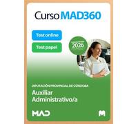 Curso MAD360 Auxiliar Administrativo Diputación Provincial de Córdoba + Libros Papel