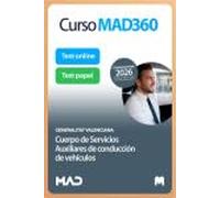Curso MAD360 Cuerpo de Servicios Auxiliares de Conducción de Vehículos (C2-02) Generalitat Valenciana + Libros Papel