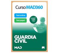 Curso MAD360 INTENSIVO (30 días renovable) Guardia Civil Promoción 131 + Libros Papel