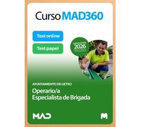 Curso MAD360 Operario Especialista de Brigada Ayuntamiento de Getxo + Libros Papel