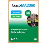 Curso MAD360 Policía Local de Andalucía + Libros Papel. Nuevo programa (Decreto 8/2026, de 28 de enero)