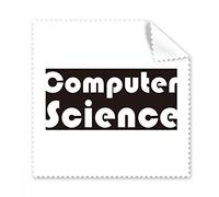 Curso y Major Ciencias de la computación regalo de gamuza de gafas paño de limpieza negro teléfono protector de limpiador 5pcs