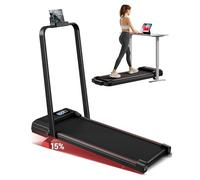 CURSOR 3-in-1 Cinta de Correr Plegable con Inclinación 15%,Walking Pad 12KM/H Equipado con Motor Sin Escobillas,136 KG