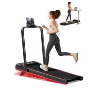 CURSOR 3-in-1 Cinta de Correr Plegable con Inclinación 9%,Walking Pad 12KM/H Cinta de Andar Plegable Equipado con Motor Sin Escobillas,Soporta 136KG