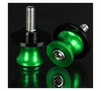 Cursores de Caballete Trasero Moto en Aluminio PARA CAPONORD1200 2002-2025 Tornillos De 6Mm Para El Soporte Del Deslizador De Bobinas Del Basculante(6MM Green NO LOGO)