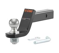 Curt 45056 - Soporte de Enganche de Remolque con Bola y Pin de 2 Pulgadas, se Adapta a Receptor de 2 Pulgadas, 7 Libras, caída de 4 Pulgadas