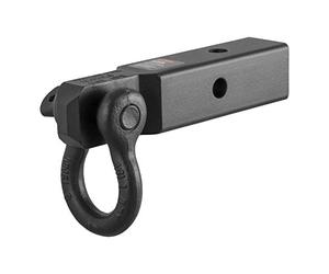 Curt 45832 D-Ring Shackle Mount Trailer Hitch, Fits 2-Inch Receiver, 13,000 lbs, Carbide Black Powder Coat