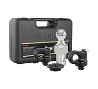 Curt 60639 Puck System Gooseneck Hitch Kit, Fits Select Chevy, Ford, GMC, Nissan Trucks, 38,000 lbs. GTW, 2-5/16-Inch Ball, Pucks Required