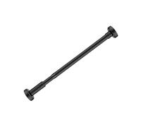 Curtain Rail - Adjustable Spring Loaded Tube, Telescopic Closet Hanging Bar with Non-Slip Endcaps, Rustproof Metal Wardrobe Organizer Pole, Ideal for Doorways Rental Homes