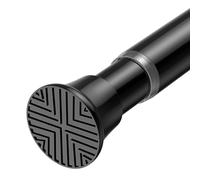 Curtain Rods for Windows 30-77Inch Black Tension Curtain Rod Adjustable Curtain Rod No Drilling Spring Rod Tension Rods for Doorway,Closets,Kitchen,Windows