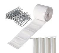 Curtains Pleat Tape - 600x7.2x1cm Size | Pinch Cloth Heading Drape Making Accessory | Curtain Pleating Tape For Living Room Home Bedroom Enhancement with A Layered Aesthetic.