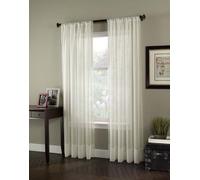 Curtainworks Soho Cortina Panel de Pura Cortina, Beige, 108"