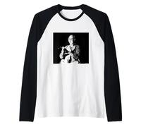 Curtis Mayfield Live Soul Liverpool 1984 por Virginia Turbett Camiseta Manga Raglan