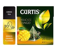 CURTIS TEA, DELICATE MANGO, TÉ VERDE CHINO TROPICAL, 20 PIRÁMIDES INDIVIDUALES