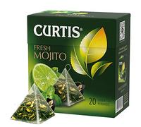 CURTIS TEA, FRESH MOJITO, TÉ VERDE CHINO AROMATIZADO CON LIMA Y MENTA, ESENCIA DE MOJITO, 20 PIRÁMIDES INDIVIDUALES
