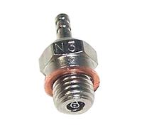 CURTT Bujía caliente N3 para 70117 1/10 1/8 RC Nitro Motor Piezas