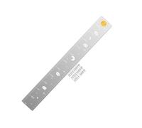 Curva de crecimiento para pared - Curva de crecimiento espejo Curva de crecimiento espejo de pared | Medición de cuerpo completo con pegatinas | Regla de pared de medición acrílica irrompiabl