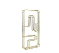 AYTM Estante de pared rectangular Curva Oro