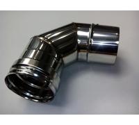 Curva inox - 90º, diámetro 80mm, fabricada en acero inoxidable, ideal para instalaciones de fontanería y desagües. Durable y resistente.*
