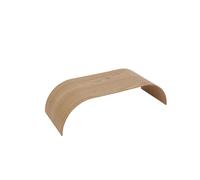 CURVA Panel de Madera para Estante Corto Roble