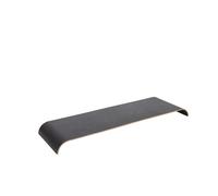 CURVA Panel de Madera para Estante Largo Negro