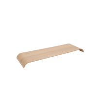 CURVA Panel de Madera para Estante Largo Roble