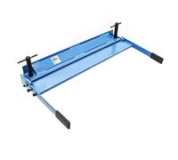 Curvadora de chapa metal manual 550mm con ángulo de flexión máx. 135° y capacidad de doblado 1,2mm