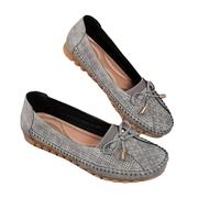 Curvahouse Orthopedic Leather Shoes,Curvahouse Orthopedic Shoes,Breathable Lightweight Anti-Slip,for Women (Gray,32 1/3)