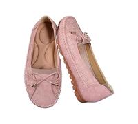 Curvahouse Orthopedic Leather Shoes,Curvahouse Orthopedic Shoes,Breathable Lightweight Anti-Slip,for Women (Pink,33 1/3)