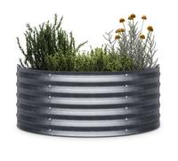 Curvbox 105x60x43 cm Cama de Jardín elevada Plata