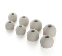 CURVD Juego de 4 pares de tapones para los oídos, XS/S/M/L, reemplazos de reducción de ruido, almohadillas de silicona suave y flexible para tapones de oídos, auriculares y auriculares (miel)