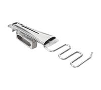 Curve Edge Hemmer Folder Metal Presser Foot Sewing Machine Accessories for Cylindrical Single Needle High Head Machine Inlet 18MM to 40MM (Entrance 20MM)