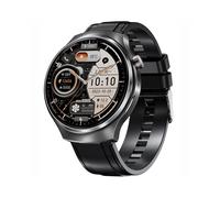 Curved Display Smartwatch, SpO2, Blood Pressure Control & Health Tracking (Black)