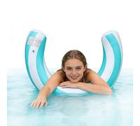 Curved Inflatable Pool Noodles, U Shape Water Support Float Cushion, Inflatable Adult Pool Lounger with Stable Buoyancy System, Soft Water Leisure Support Tube, Beach Lake River Party Summer Activity