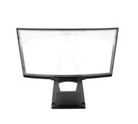 Curved Phone Screen Magnifier - 14 Inch Phone Screen Magnifier, 3-4x Enlargement | Eye Protection, Anti-Radiation, Abs Shell, Foldable Stand, General Smartphone Compatible