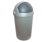 Curver 155.301 Basura Bola Rollo Top 50 L Plata/Antracita