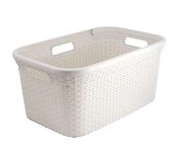 Curver 187492 - cesta natural style, blanco, 59.2x38x27 cm/ 57.2x36x25