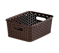 Curver 196900 My Style - Cesto apilable con acabado tipo mimbre