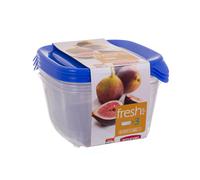 Curver 2045387 fresh & go box frescura cuadrado plástico transparente
