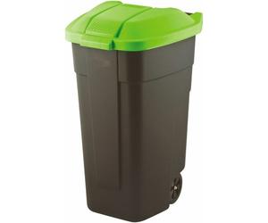 Curver 214125 papelera 110 l rectangular plástico negro, verde
