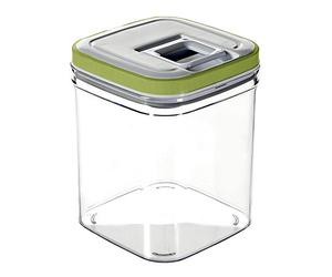 Curver 217,838 Grand Chef - Caja de Almacenamiento, Cubo, Sant, Dimensiones 12 x 12 x 15 cm, Color: Verde